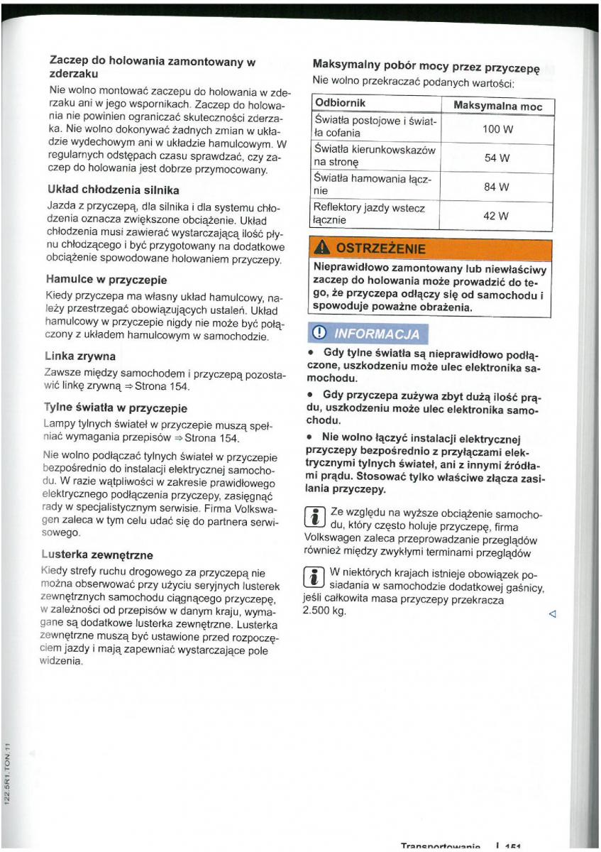 VW Touran I 1 2FL instrukcja obslugi / page 153