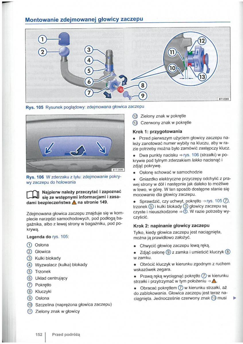 VW Touran I 1 2FL instrukcja obslugi / page 154