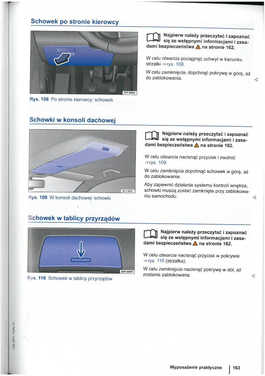 VW Touran I 1 2FL instrukcja obslugi / page 165