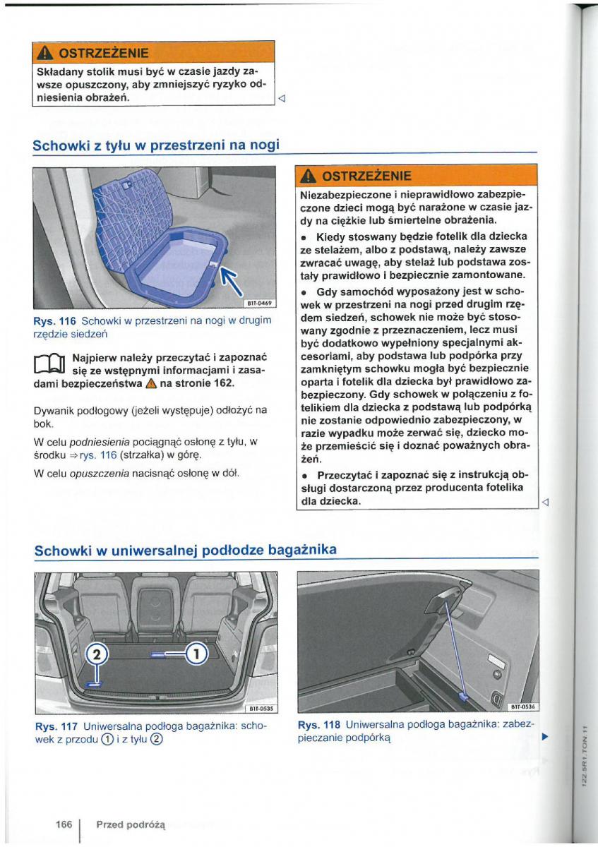 VW Touran I 1 2FL instrukcja obslugi / page 168