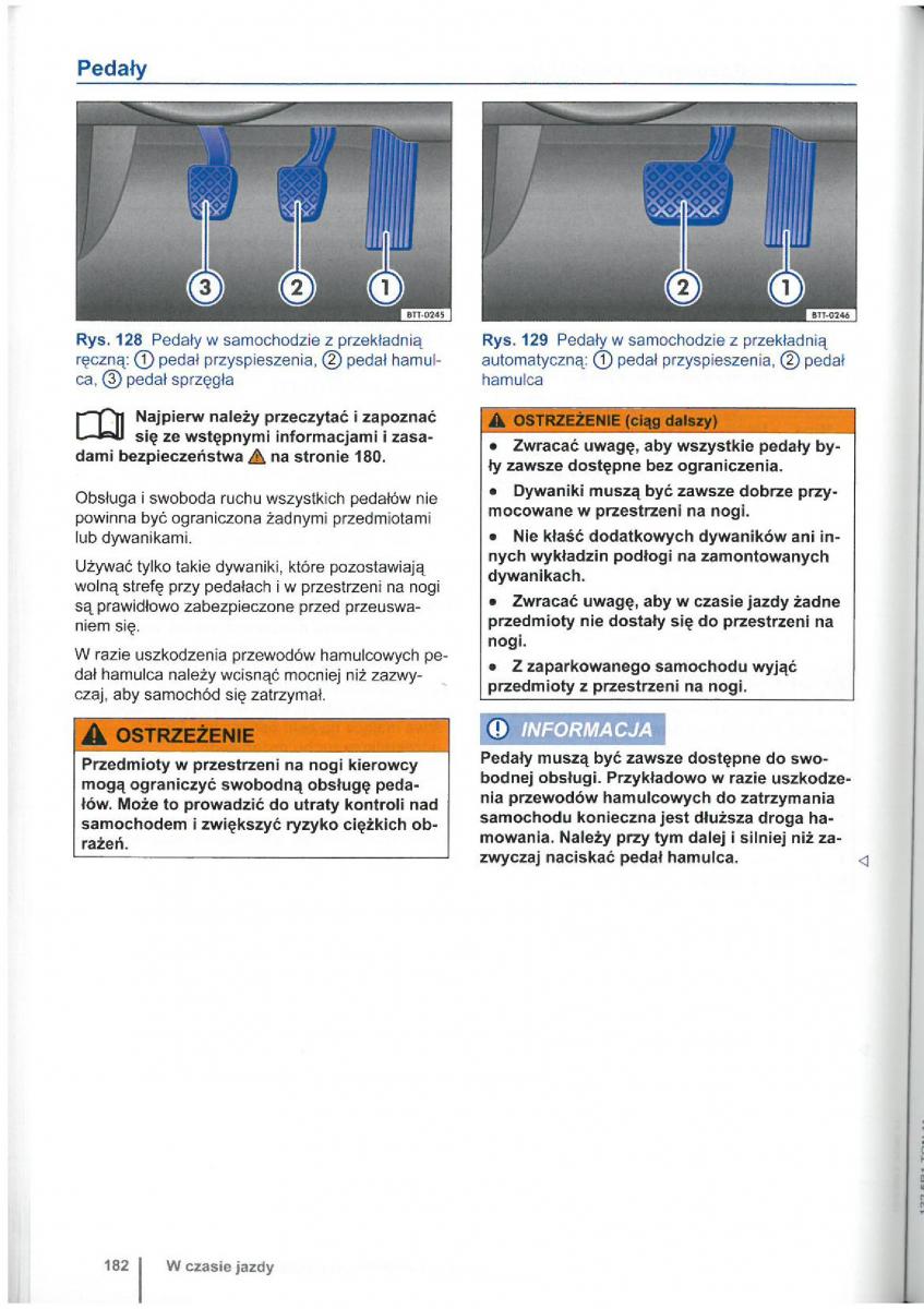 VW Touran I 1 2FL instrukcja obslugi / page 184