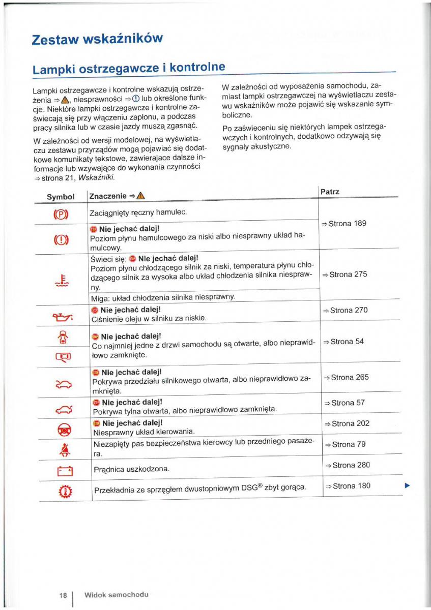 VW Touran I 1 2FL instrukcja obslugi / page 20