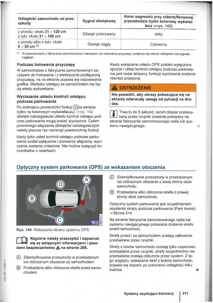 VW Touran I 1 2FL instrukcja obslugi / page 213