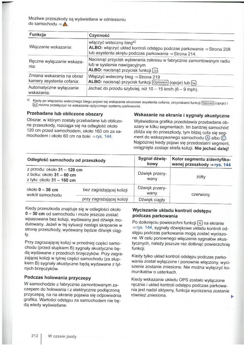 VW Touran I 1 2FL instrukcja obslugi / page 214