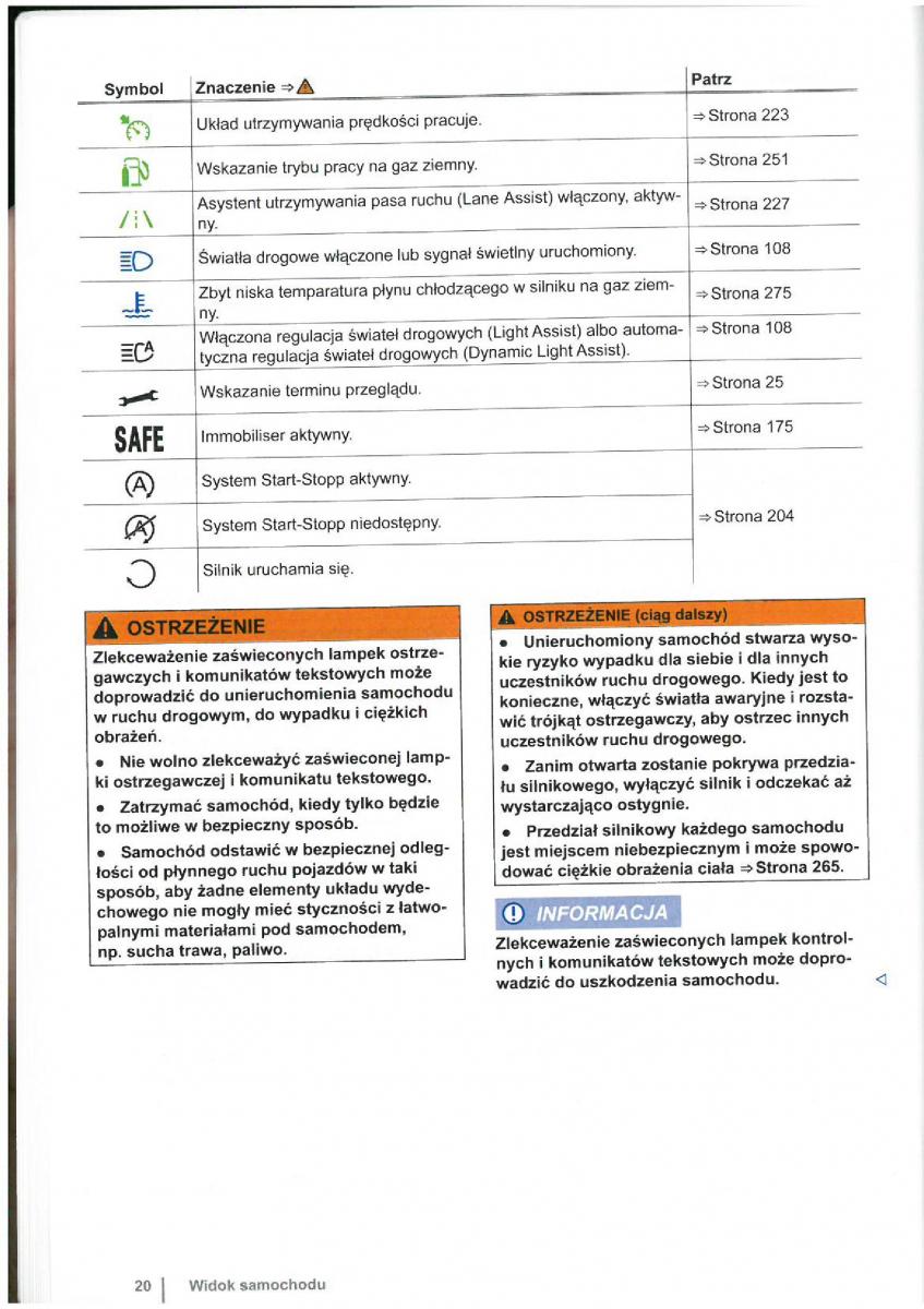 VW Touran I 1 2FL instrukcja obslugi / page 22