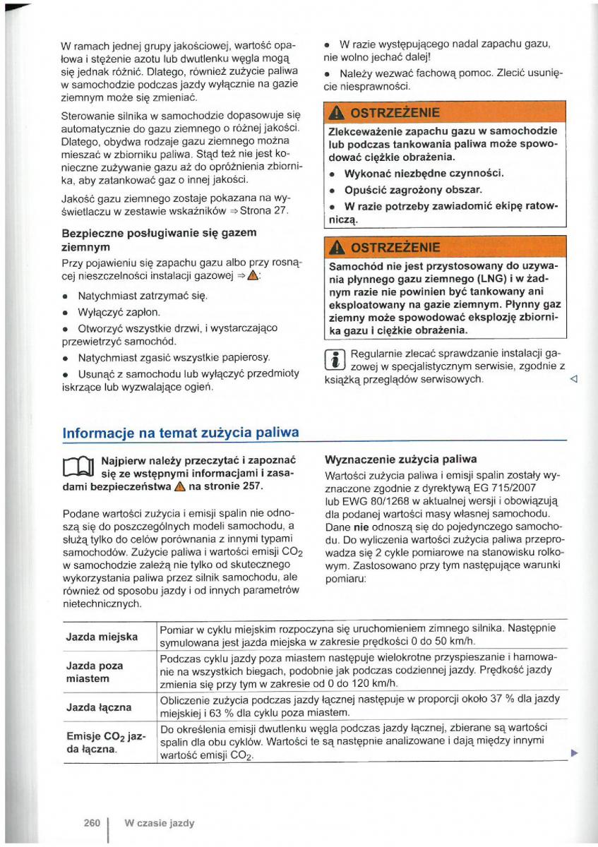 VW Touran I 1 2FL instrukcja obslugi / page 262