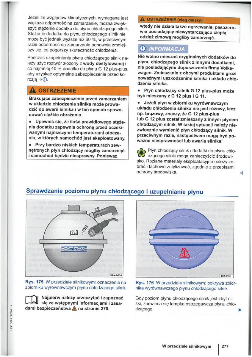 VW Touran I 1 2FL instrukcja obslugi / page 279