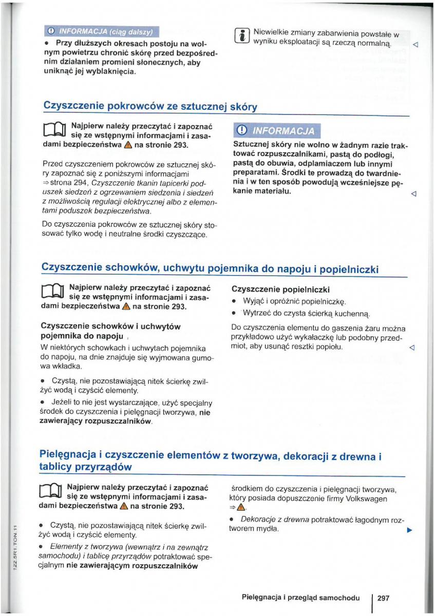 VW Touran I 1 2FL instrukcja obslugi / page 299