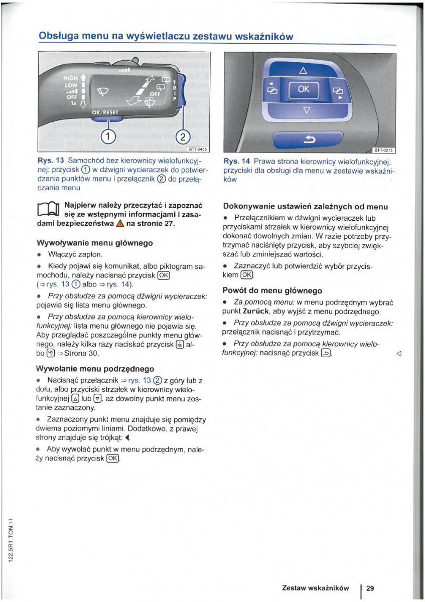 VW Touran I 1 2FL instrukcja obslugi / page 31