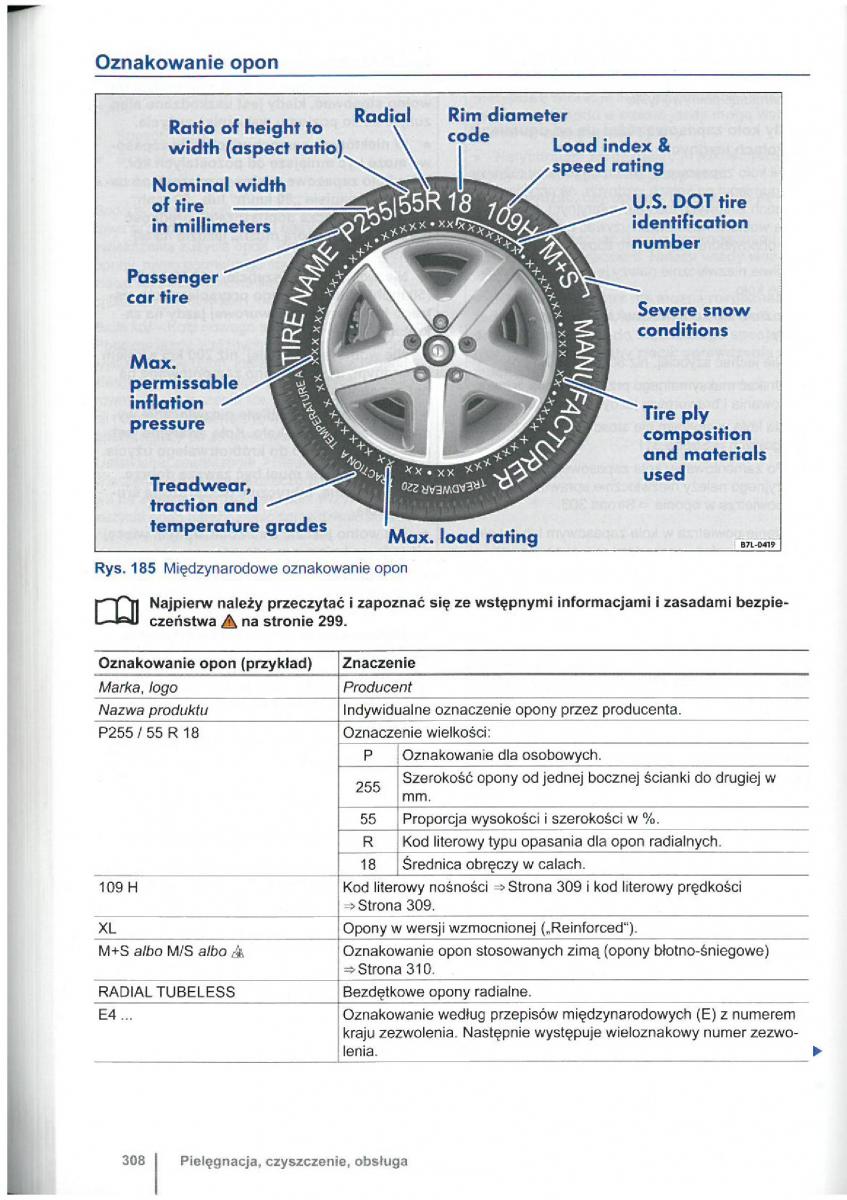 VW Touran I 1 2FL instrukcja obslugi / page 310