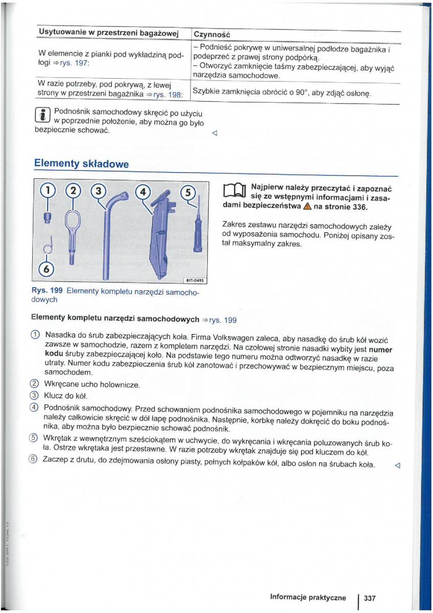 VW Touran I 1 2FL instrukcja obslugi / page 339