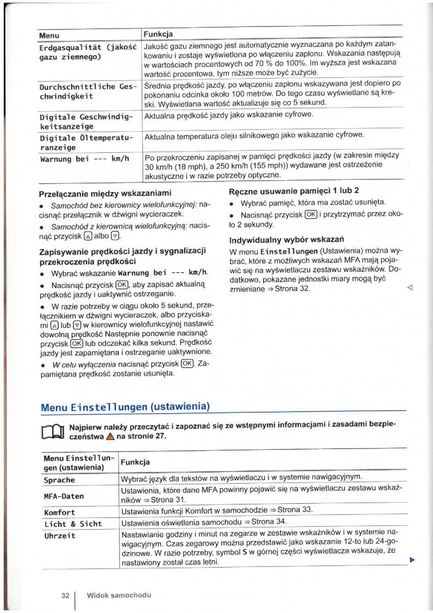 VW Touran I 1 2FL instrukcja obslugi / page 34