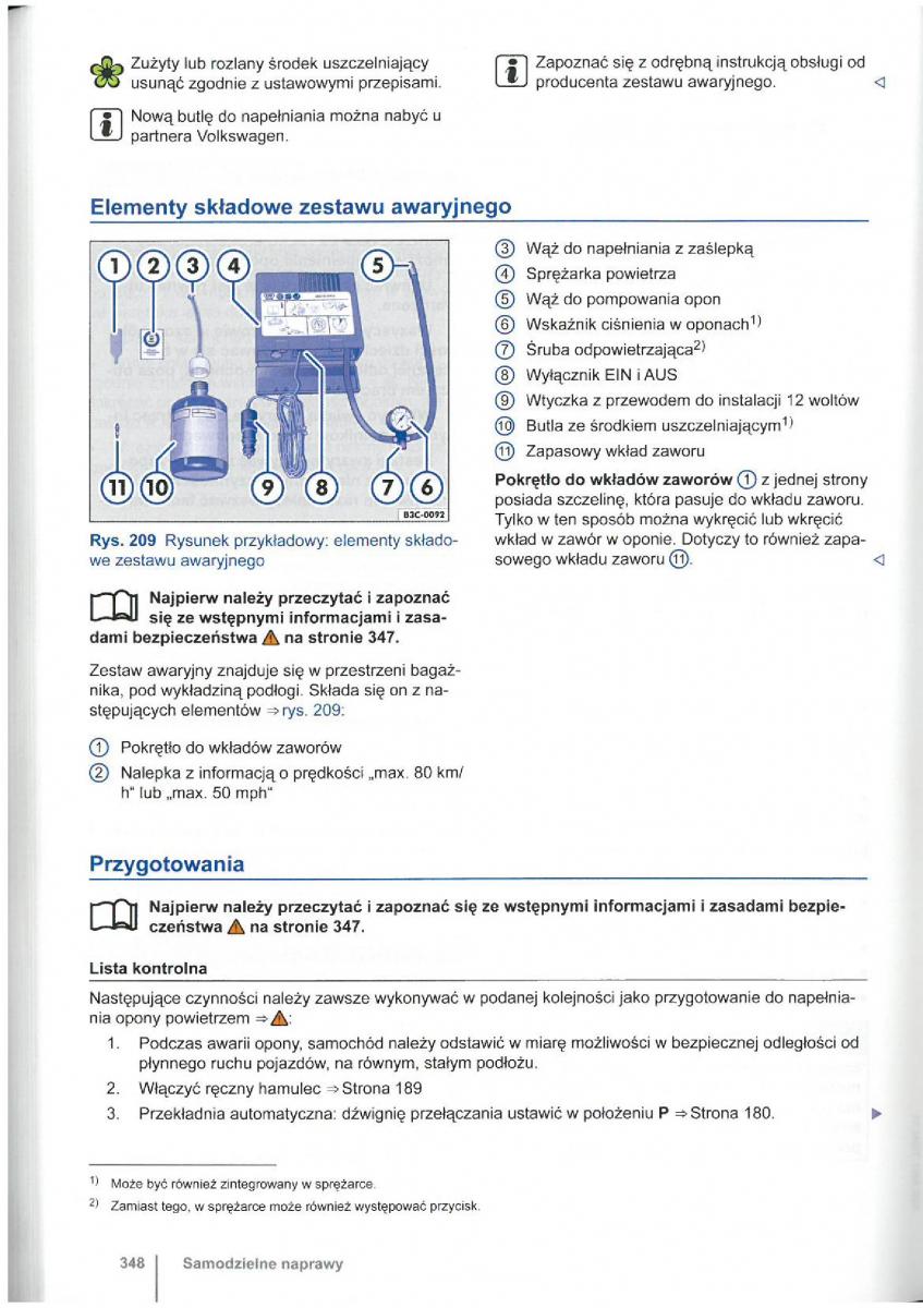 VW Touran I 1 2FL instrukcja obslugi / page 350