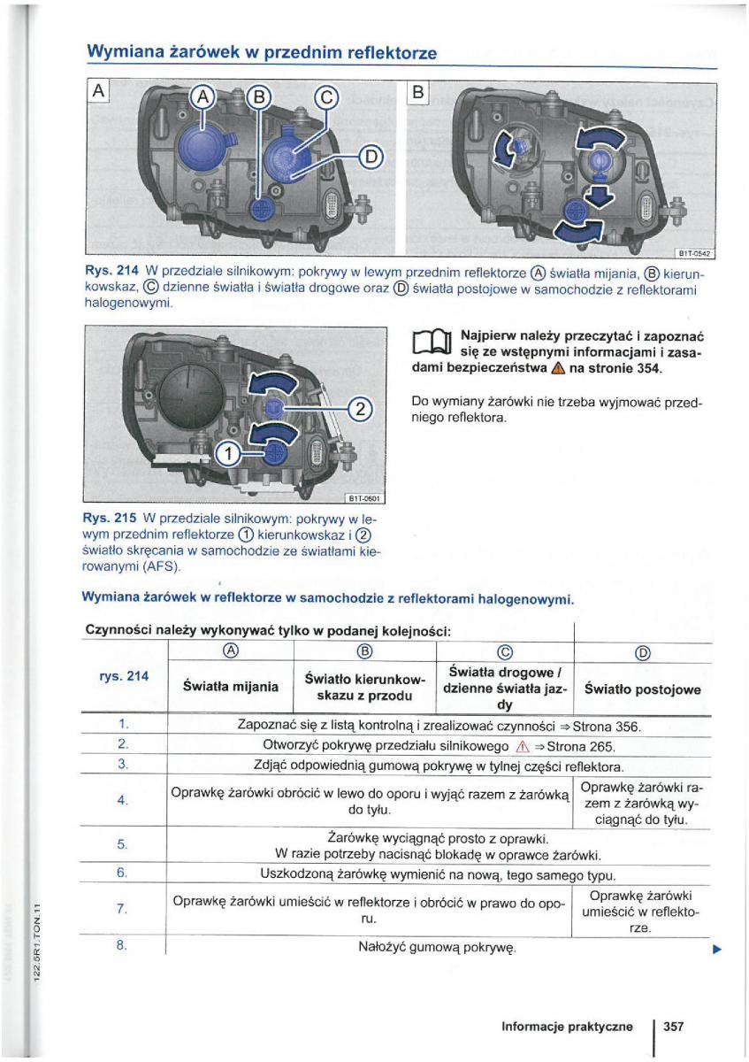 VW Touran I 1 2FL instrukcja obslugi / page 359