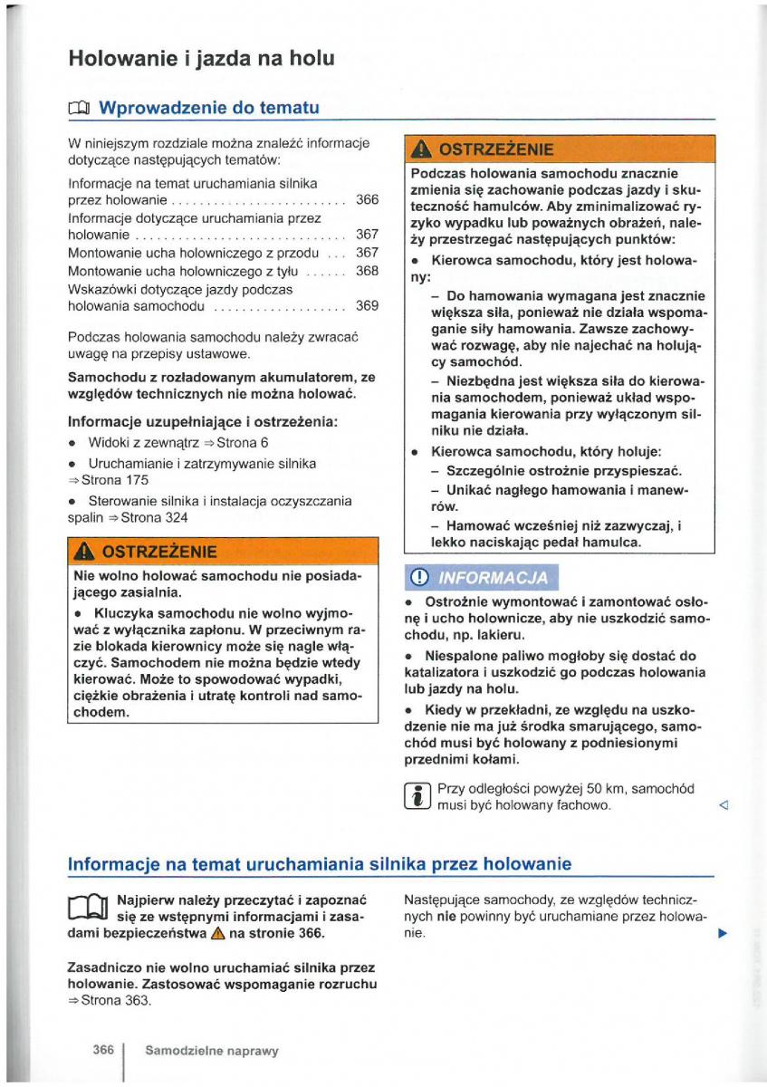 VW Touran I 1 2FL instrukcja obslugi / page 368