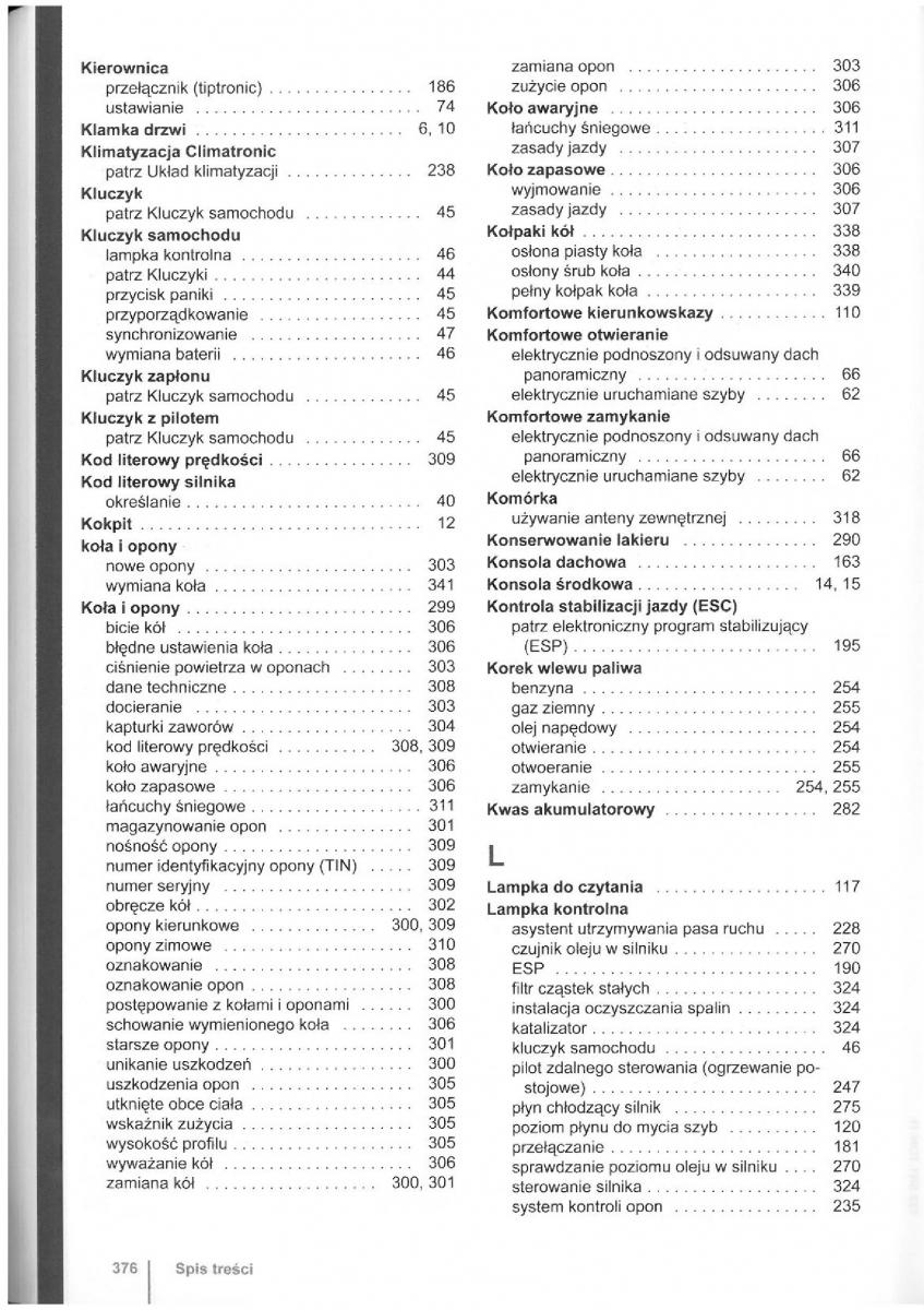 VW Touran I 1 2FL instrukcja obslugi / page 378