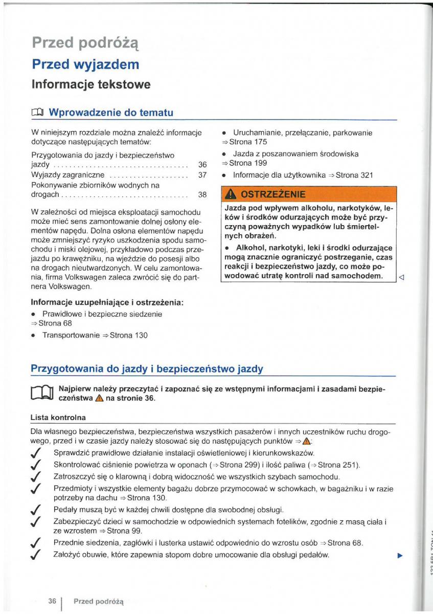 VW Touran I 1 2FL instrukcja obslugi / page 38