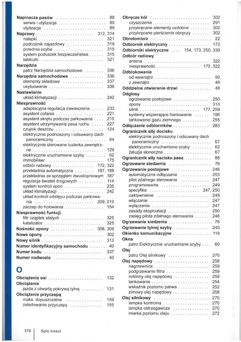 VW Touran I 1 2FL instrukcja obslugi / page 380