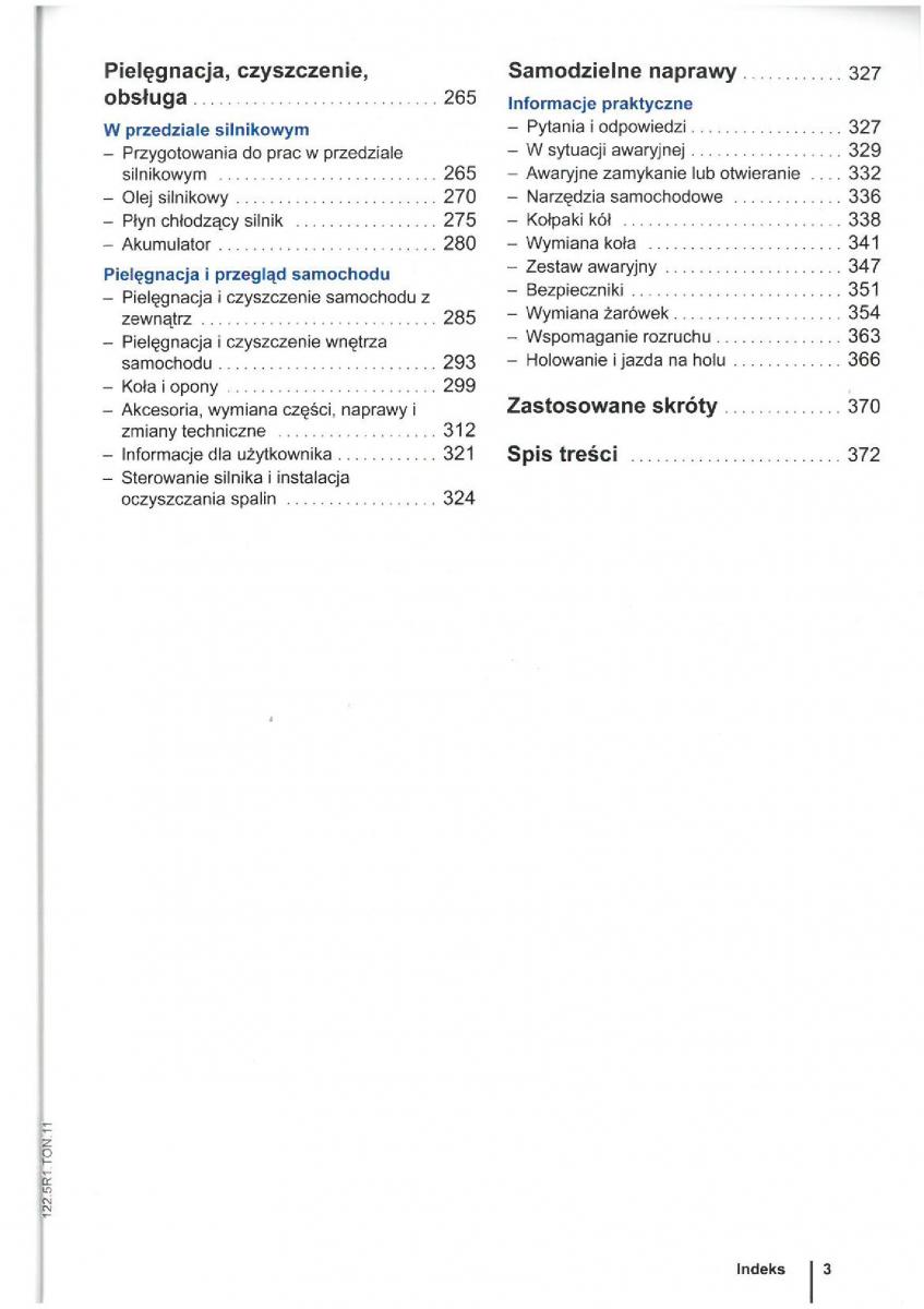 VW Touran I 1 2FL instrukcja obslugi / page 5