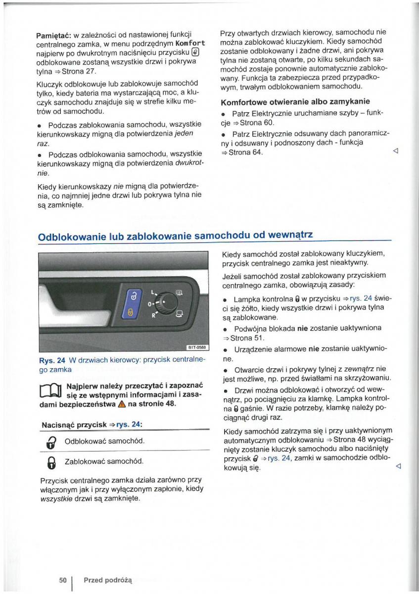 VW Touran I 1 2FL instrukcja obslugi / page 52