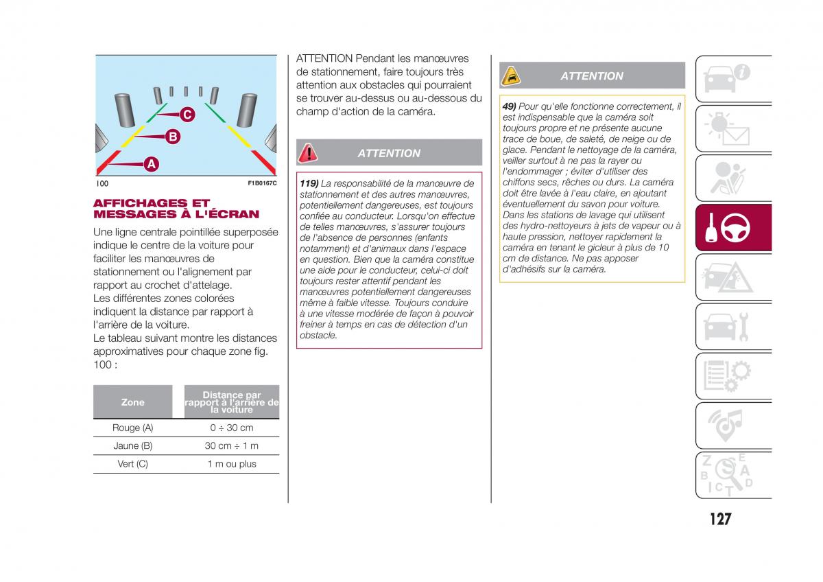 Fiat 500X manuel du proprietaire / page 129