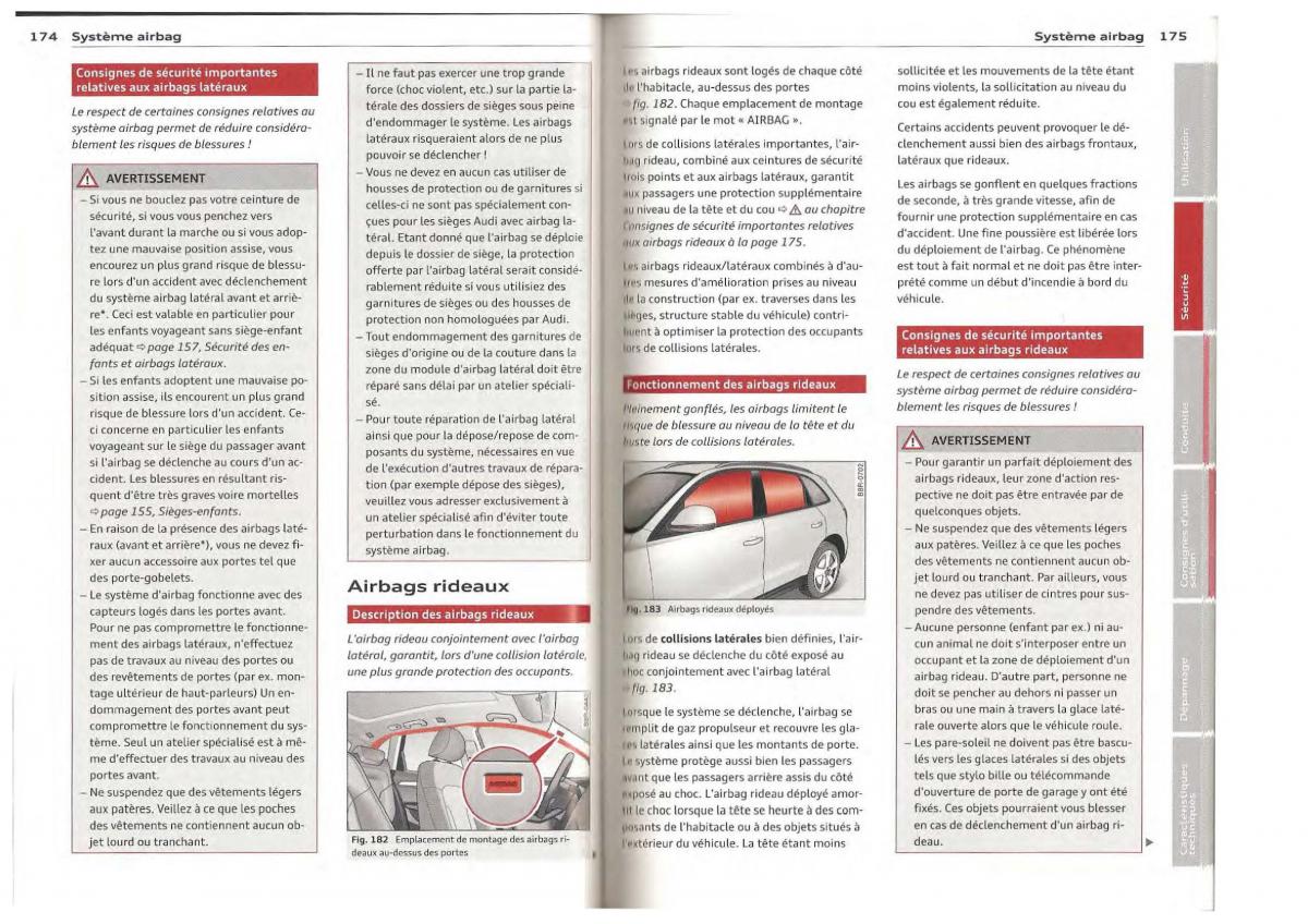 Audi Q5 SQ5 I 1 manuel du proprietaire / page 68