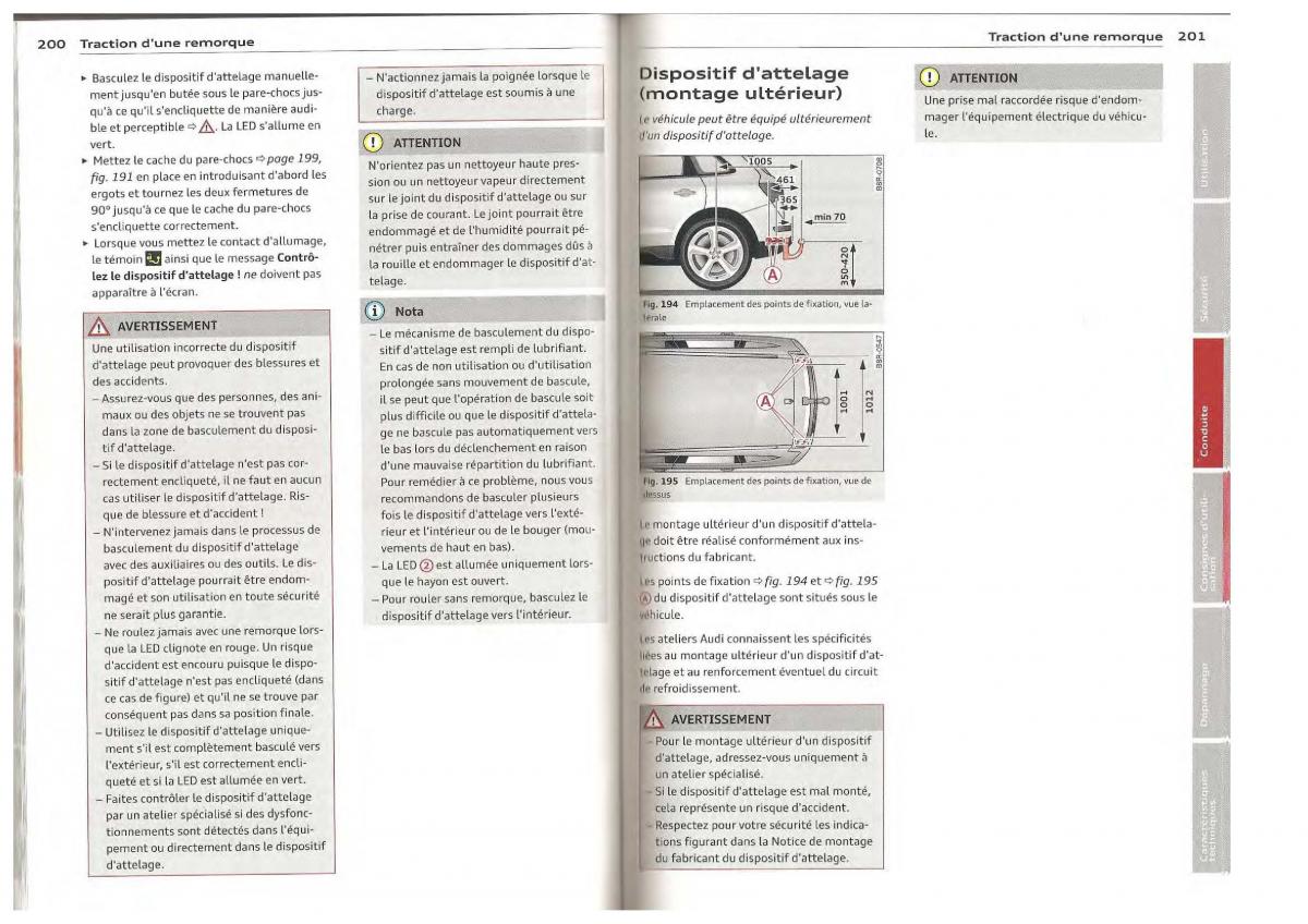 Audi Q5 SQ5 I 1 manuel du proprietaire / page 81