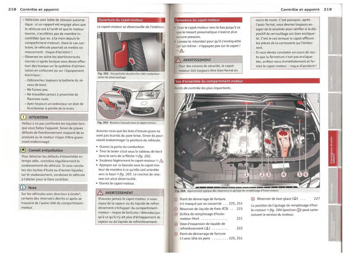 Audi Q5 SQ5 I 1 manuel du proprietaire / page 90