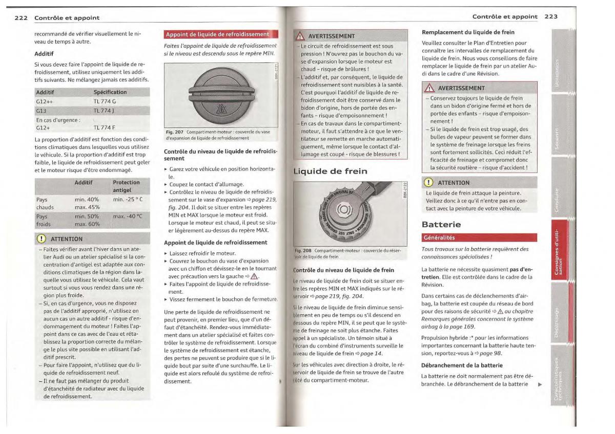 Audi Q5 SQ5 I 1 manuel du proprietaire / page 92