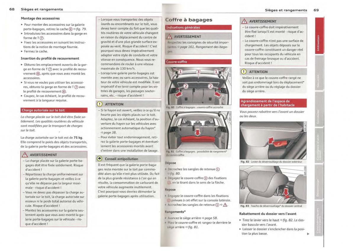 Audi Q5 SQ5 I 1 manuel du proprietaire / page 35