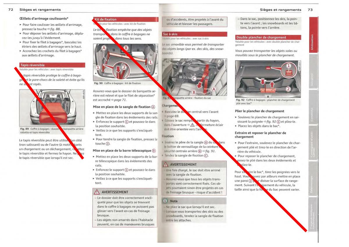 Audi Q5 SQ5 I 1 manuel du proprietaire / page 37