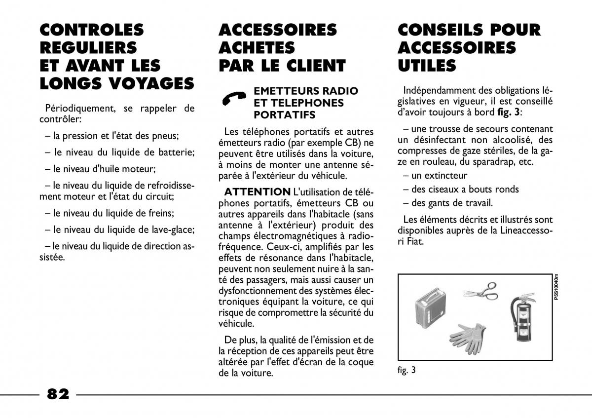 Fiat Barchetta manuel du proprietaire / page 83