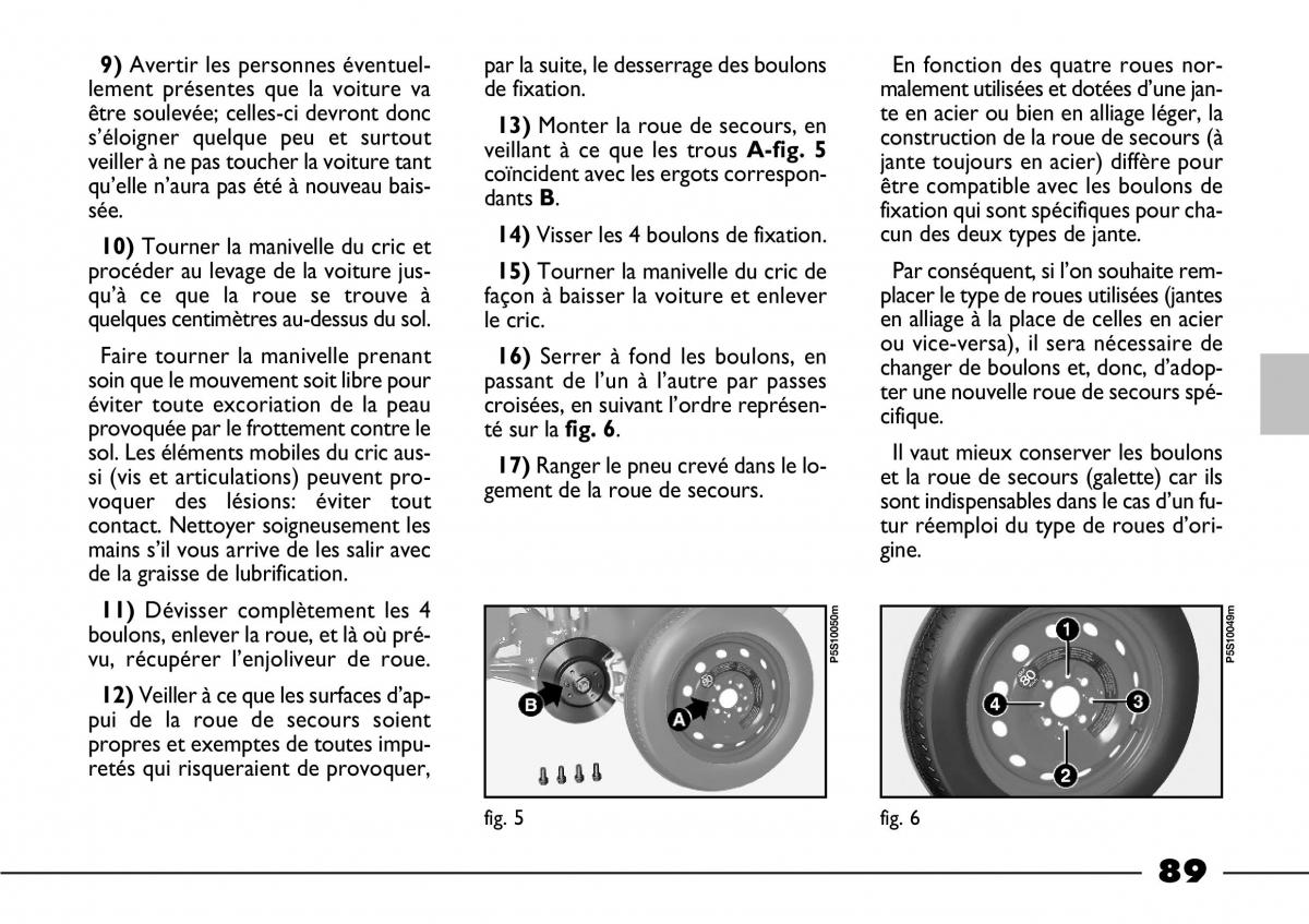 Fiat Barchetta manuel du proprietaire / page 90