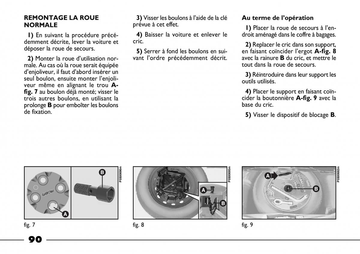 Fiat Barchetta manuel du proprietaire / page 91