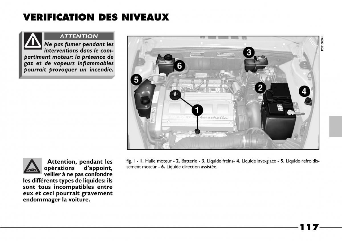 Fiat Barchetta manuel du proprietaire / page 118