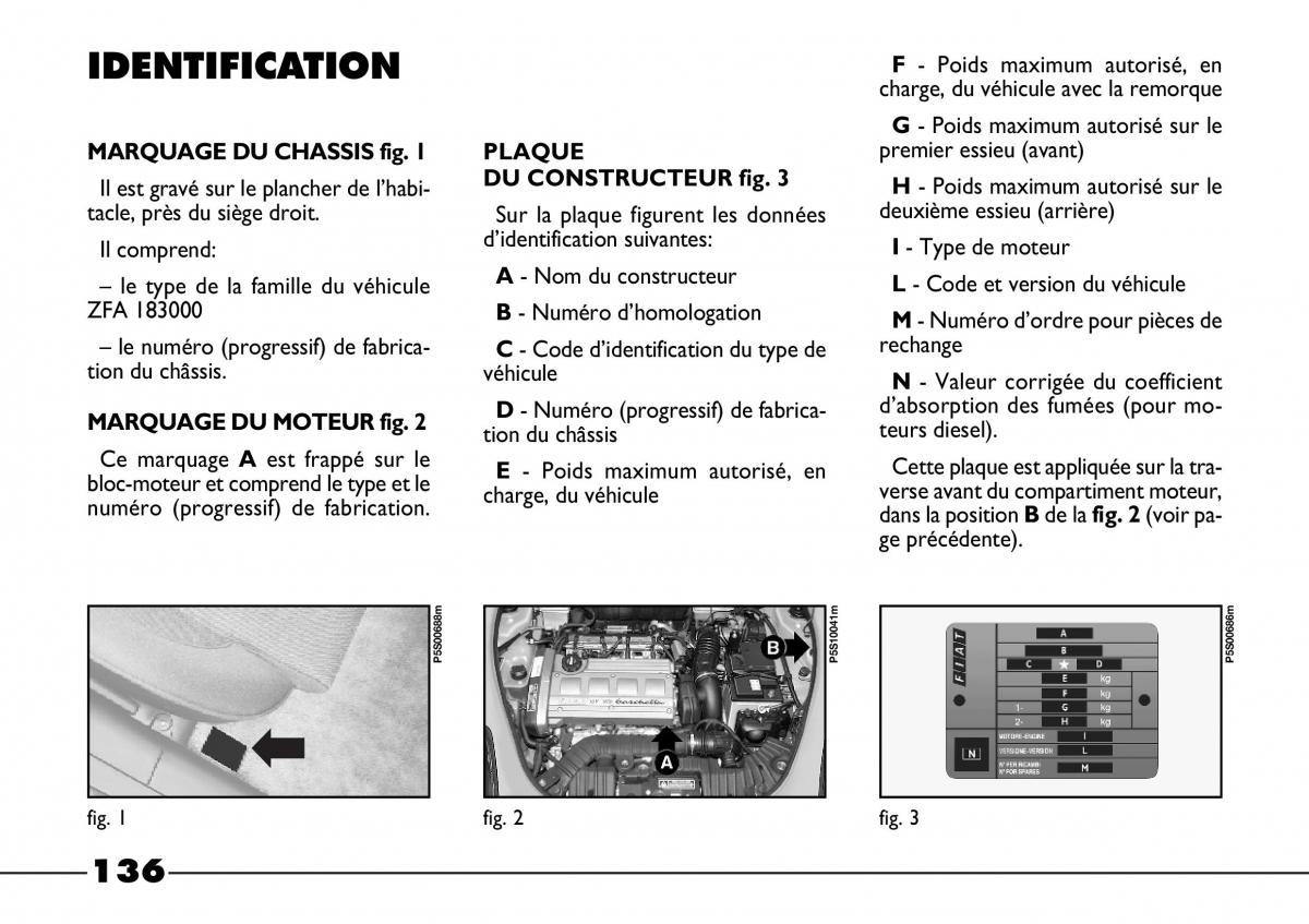 Fiat Barchetta manuel du proprietaire / page 137