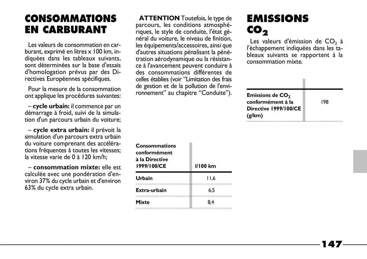 Fiat Barchetta manuel du proprietaire / page 148