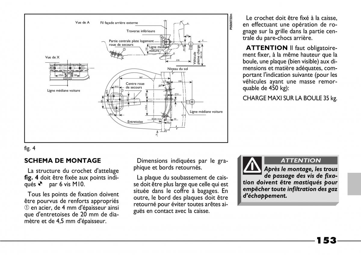 Fiat Barchetta manuel du proprietaire / page 154