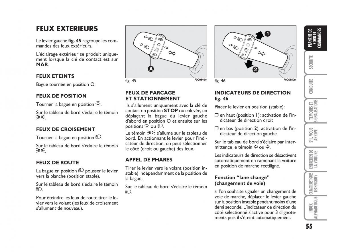 Fiat Bravo II 2 manuel du proprietaire / page 56