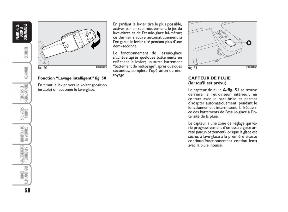 Fiat Bravo II 2 manuel du proprietaire / page 59