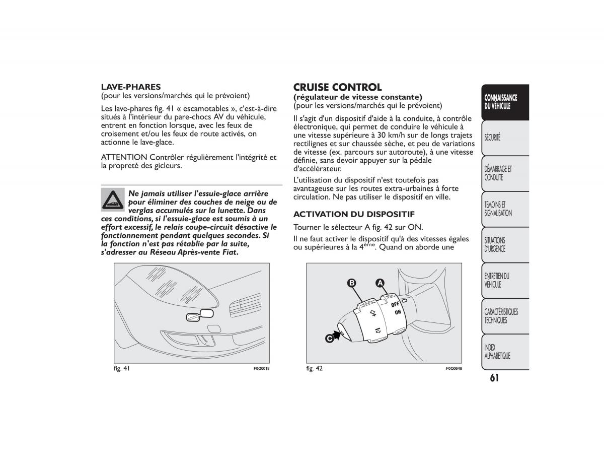 Fiat Bravo II 2 FL manuel du proprietaire / page 65