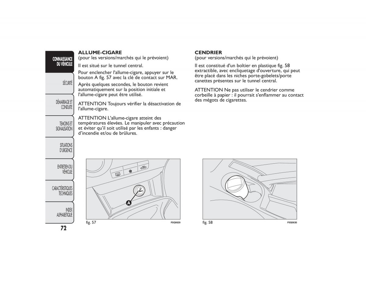 Fiat Bravo II 2 FL manuel du proprietaire / page 76