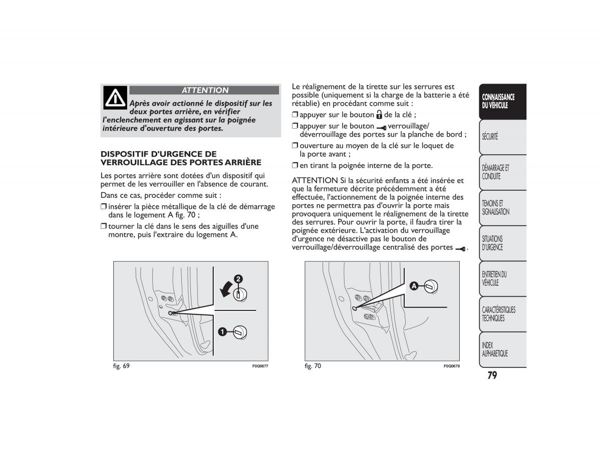 Fiat Bravo II 2 FL manuel du proprietaire / page 83