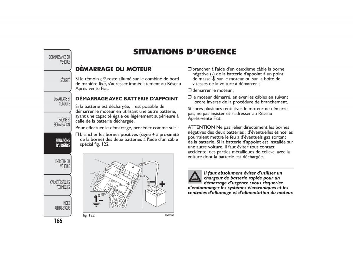 Fiat Bravo II 2 FL manuel du proprietaire / page 170