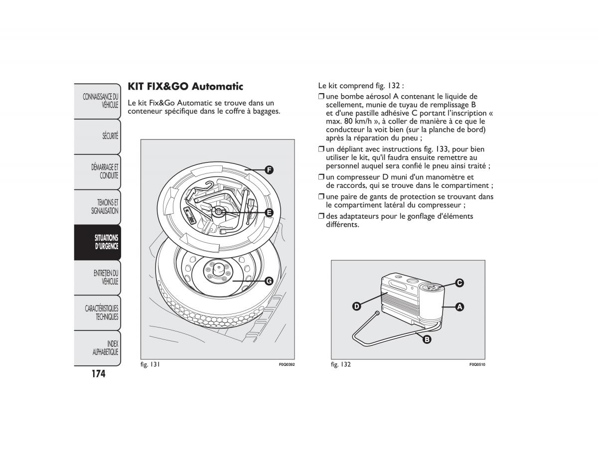 Fiat Bravo II 2 FL manuel du proprietaire / page 178