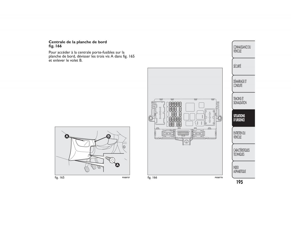 Fiat Bravo II 2 FL manuel du proprietaire / page 199