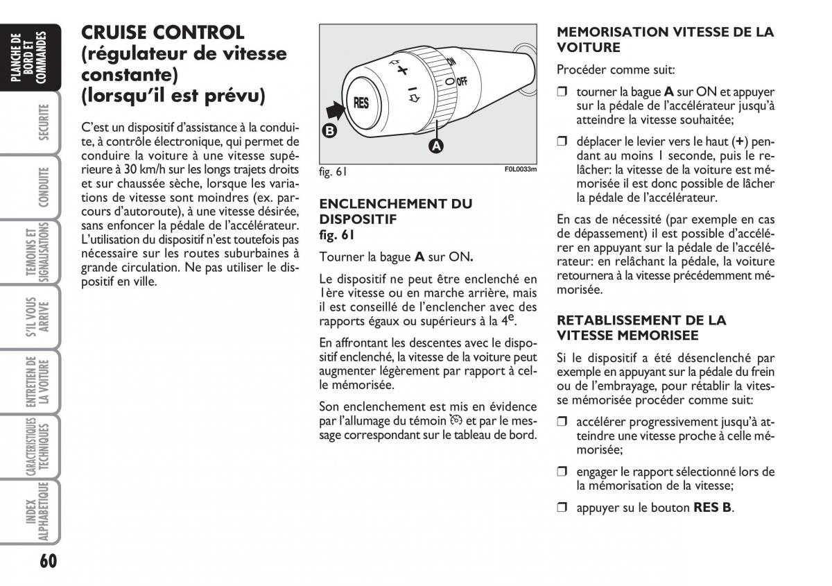 Fiat Croma manuel du proprietaire / page 60