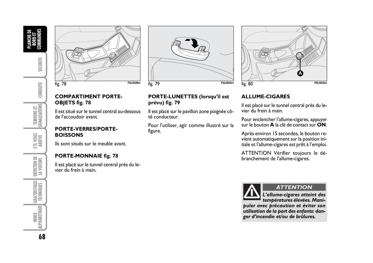 Fiat Croma manuel du proprietaire / page 68