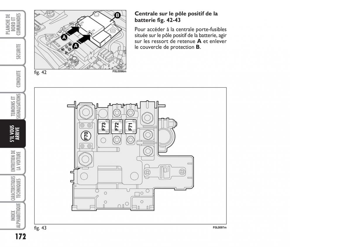 Fiat Croma manuel du proprietaire / page 172