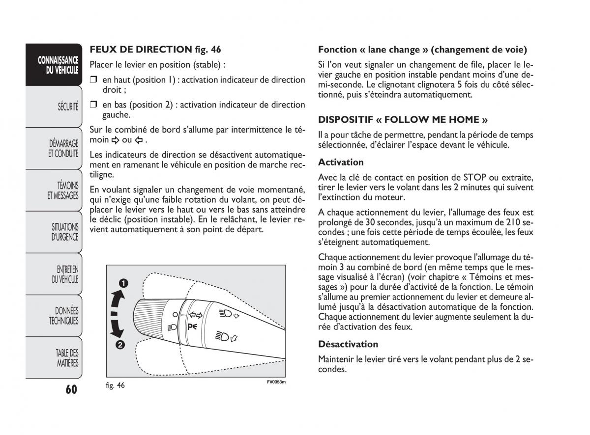 Fiat Doblo II 2 manuel du proprietaire / page 61